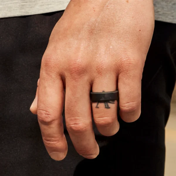 8mm Beveled Ring Set - Image 3