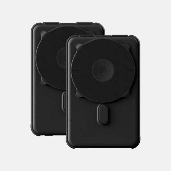 Magnetic Power Bank 2 Pack Matte Black
