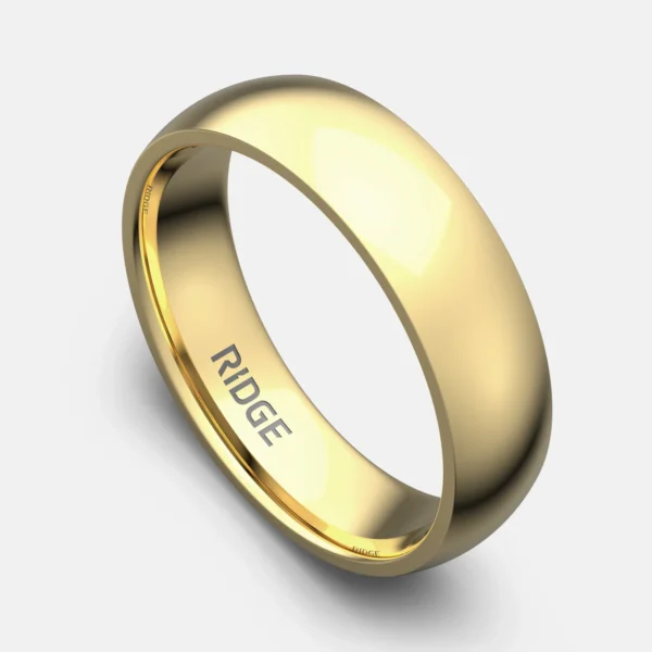 6mm Rounded 24 Gold Tantalum