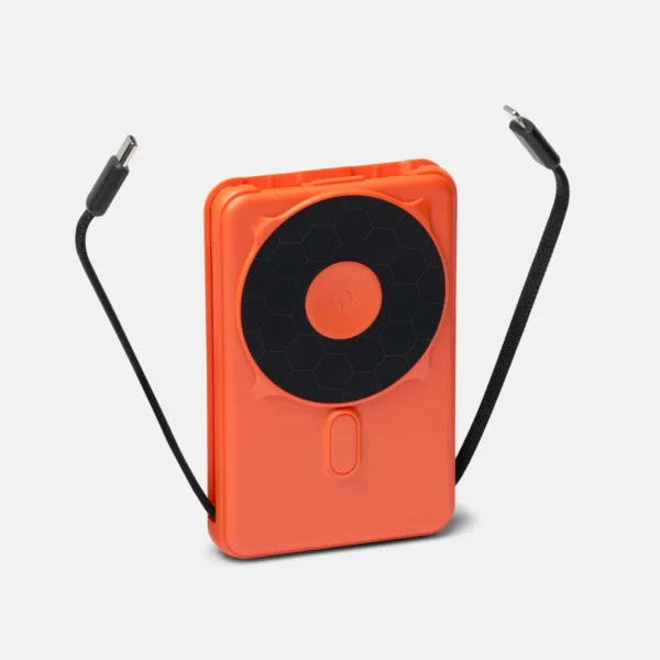Magnetic Power Bank Single Basecamp Orange - Image 3