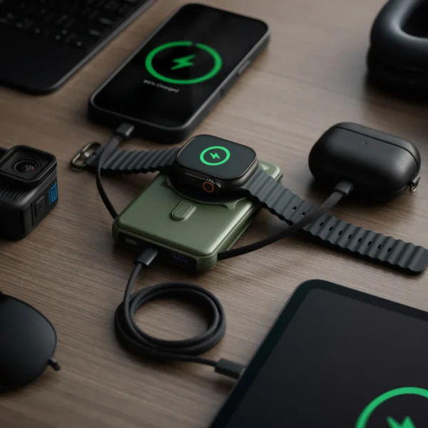 Magnetic Power Bank 2 Pack Matte Olive - Image 4