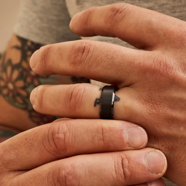 8mm Beveled Royal Black - Image 3