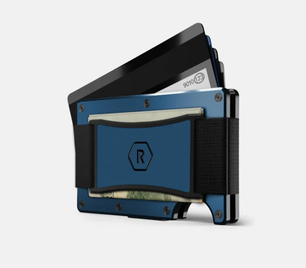 Ridge Wallet Alpine Navy - Wallet Only / Classic / Add Money Clip - Image 3