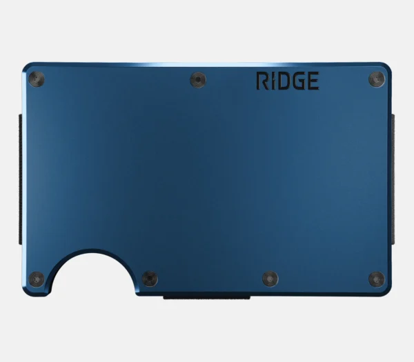 Ridge Wallet Alpine Navy - Wallet Only / Classic / Add Money Clip - Image 2