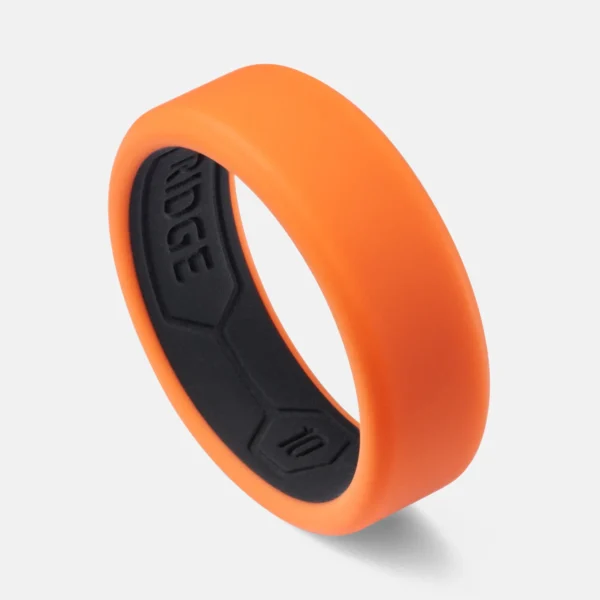 Ring 8mm-silicone basecamp-orange