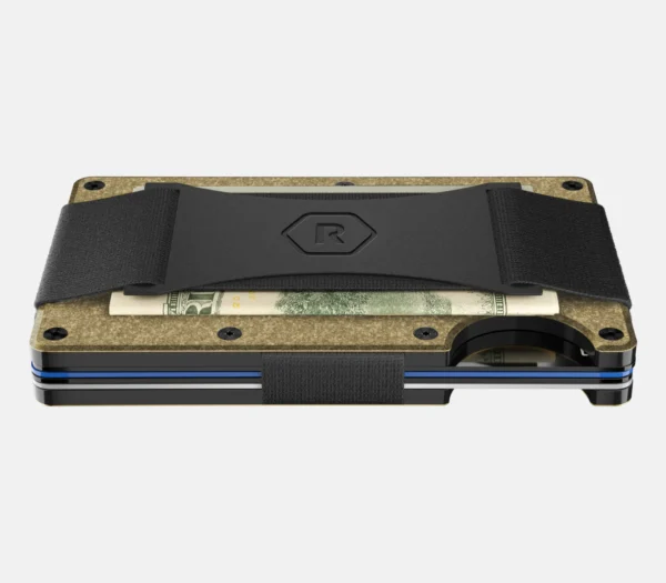 Ridge Wallet Brass – Wallet Only / Mag Safe / Add Money Clip - Image 2