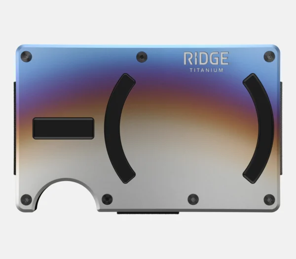 Ridge Wallet Burnt Titanium – Wallet Only / Mag Safe / Cash Strap