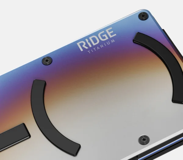 Ridge Wallet Burnt Titanium – Wallet Only / Mag Safe / Cash Strap - Image 2