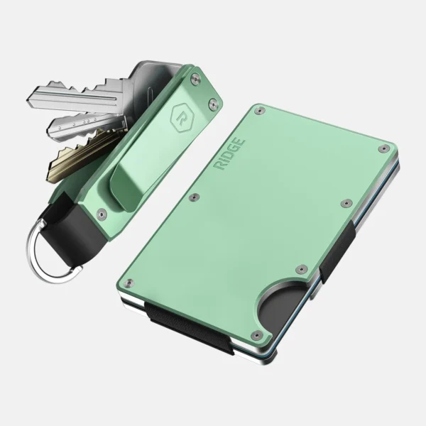 Ridge Wallet Eucalyptus – Full Kit / Classic / Add Money Clip - Image 2