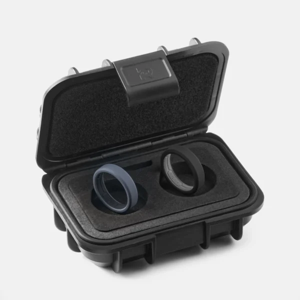 Ring 6mm-silicone gunmetal - Image 2