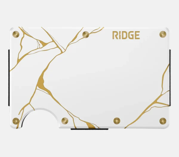 Ridge Wallet Kintsugi White Single Only