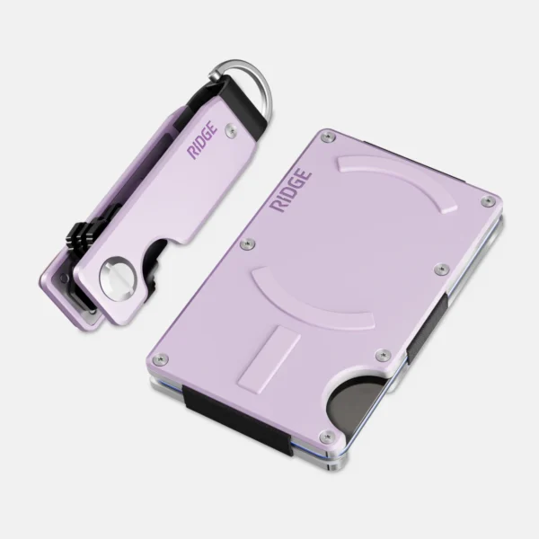 Ridge Wallet Lavender – Full Kit / Classic / Add Money Clip - Image 3