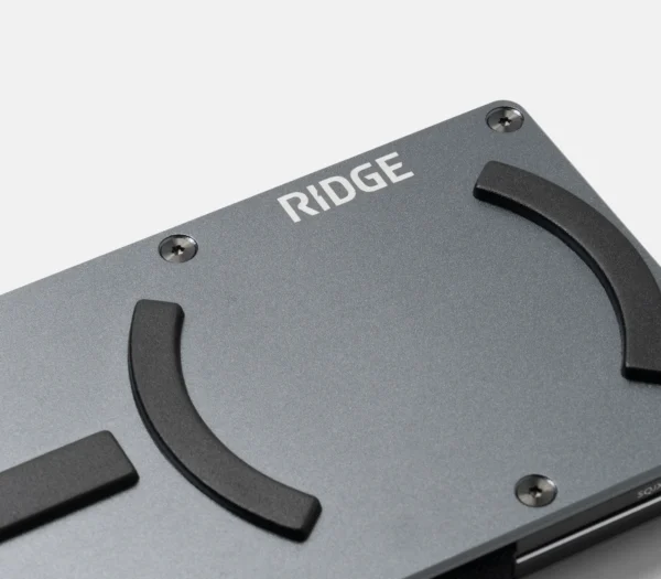 Ridge Wallet Gunmetal - Wallet Only / Mag Safe / Cash Strap - Image 2