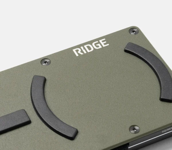 Ridge Wallet Matte Olive – Wallet Only / Mag Safe / Add Money Clip - Image 2
