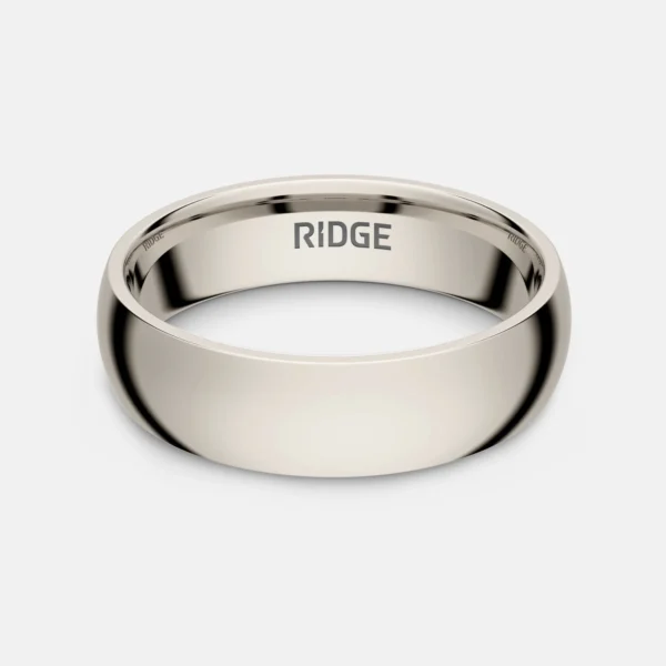 6mm Rounded Platinum Tantalum - Image 2