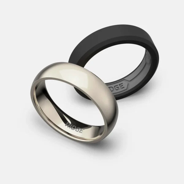 6mm Rounded Platinum Tantalum - Image 3