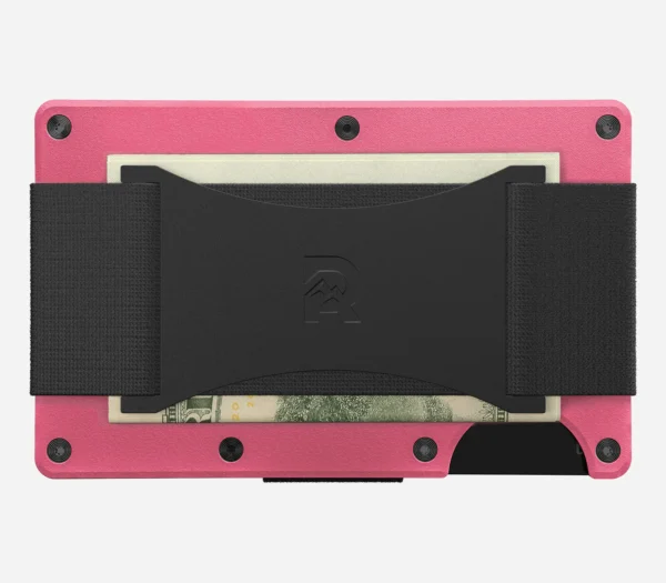 Ridge Wallet Flamingo Pink – Wallet Only / Mag Safe / Cash Strap - Image 2
