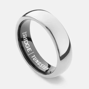 6mm Rounded Platinum