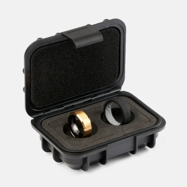 8mm Beveled 24K Gold Tungsten - Image 2