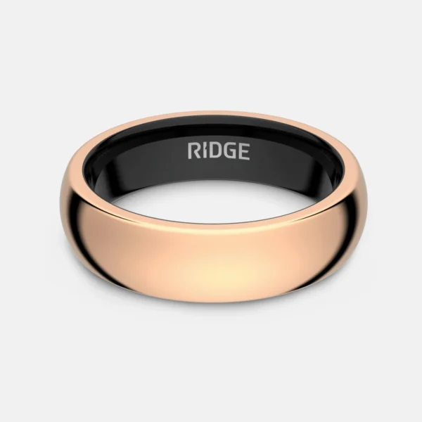 6mm Rounded 18K Rose Gold - Image 2