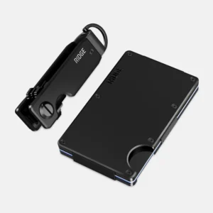 Ridge Wallet Royal Black – Full Kit / Classic / Add Money Clip