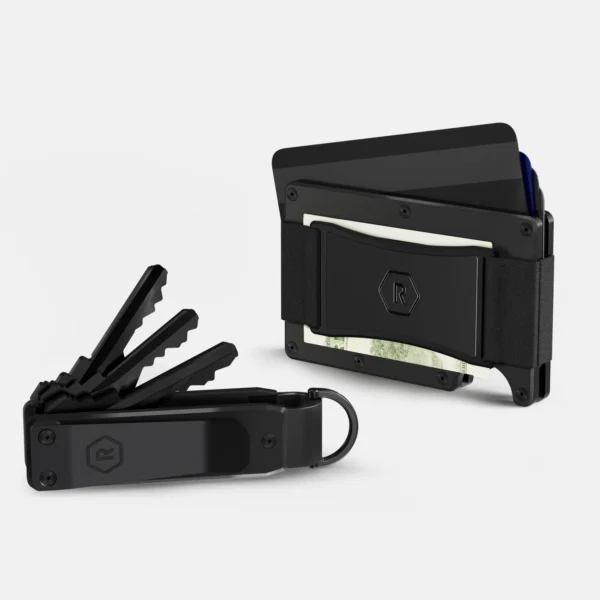 Ridge Wallet Royal Black – Full Kit / Classic / Add Money Clip - Image 3