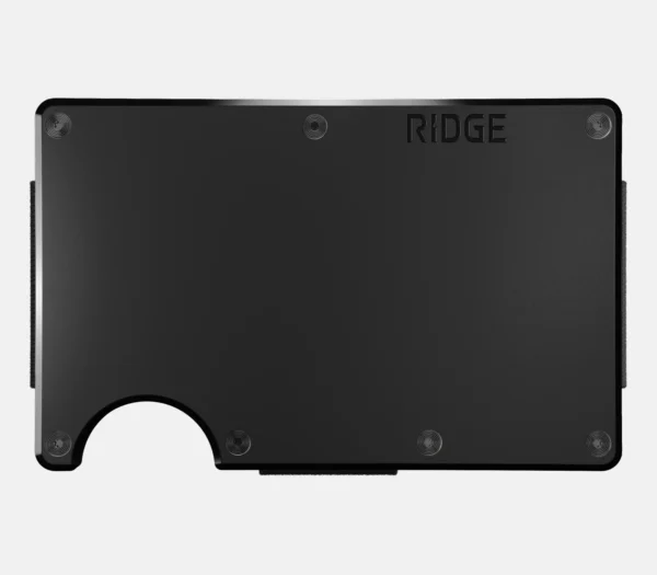 Ridge Wallet Royal Black – Wallet Only / Mag Safe / Add Money Clip - Image 2