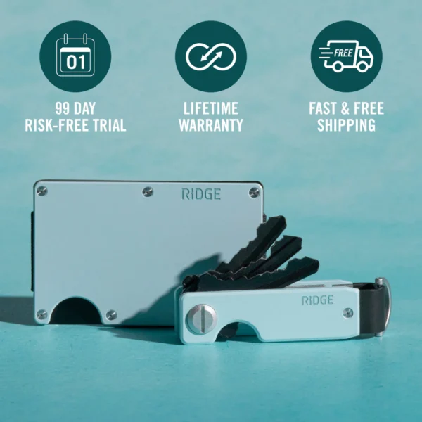 Ridge Wallet Sea Glass – Full Kit / Classic / Add Money Clip - Image 3