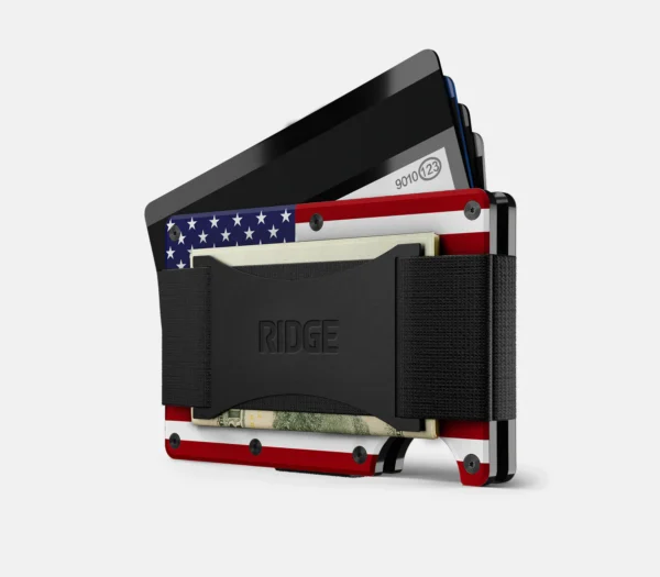 Ridge Wallet Stars & Stripes – Wallet Only / Mag Safe / Add Money Clip - Image 2