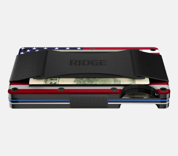 Ridge Wallet Stars & Stripes – Wallet Only / Mag Safe / Add Money Clip - Image 3