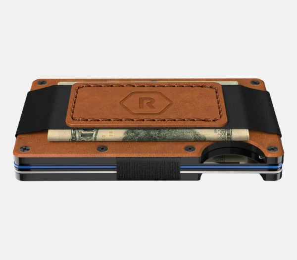 Ridge Wallet Tobacco Brown Leather – Wallet Only / Classic / Add Money Clip - Image 3