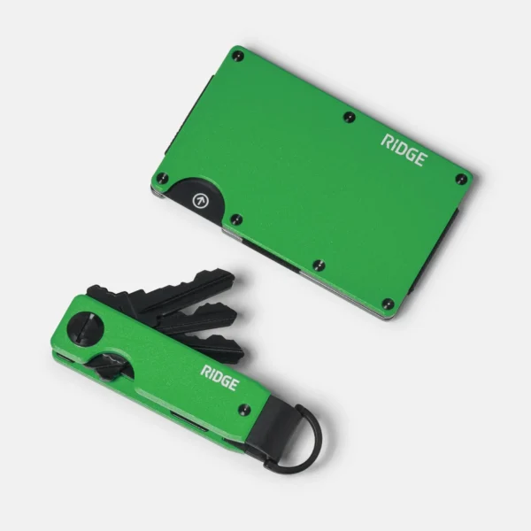 Ridge Wallet Voodoo Green – Full Kit / Mag Safe / Add Money Clip - Image 3