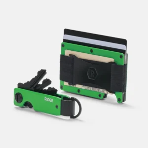 Ridge Wallet Voodoo Green – Full Kit / Mag Safe / Add Money Clip