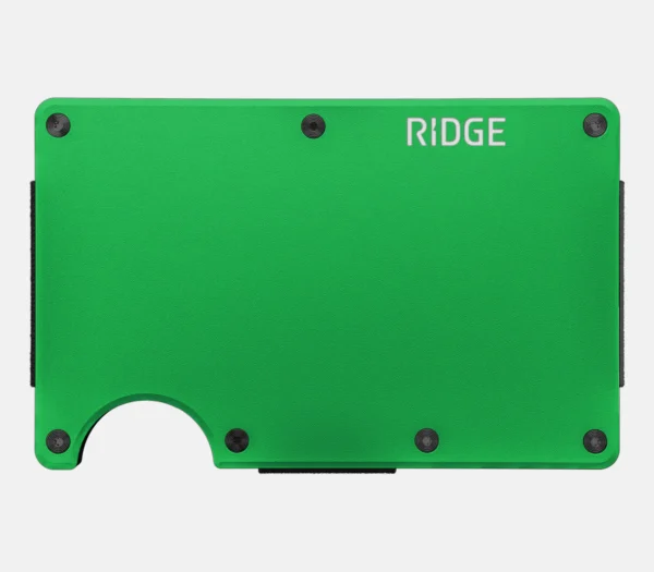 Ridge Wallet Voodoo Green – Wallet Only / Classic / Add Money Clip - Image 3