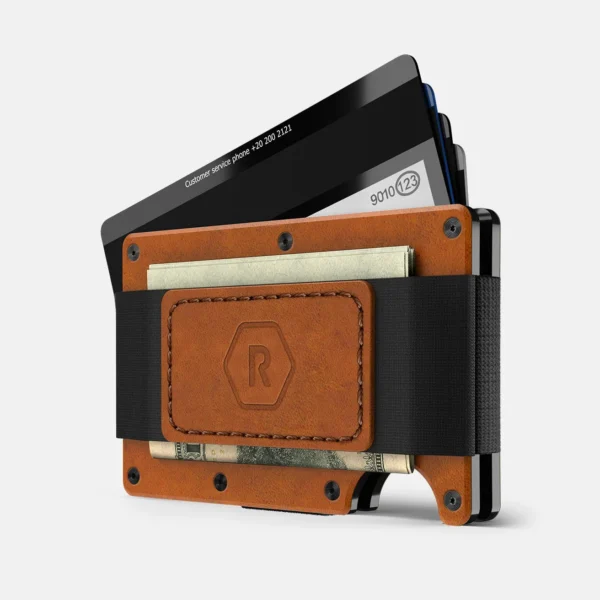 Ridge Wallet Tobacco Brown Leather – Full Kit / Classic / Add Money Clip - Image 3