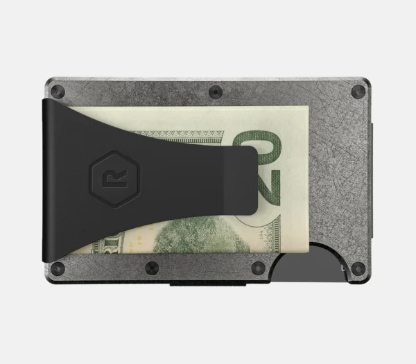 Ridge Wallet Stonewashed Titanium – Wallet Only / Classic / Add Money Clip