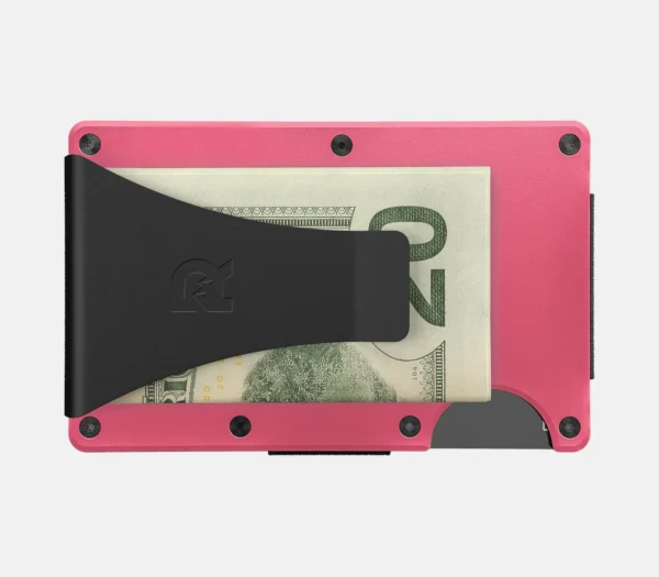 Ridge Wallet Flamingo Pink – Wallet Only / Mag Safe / Add Money Clip