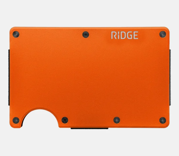 Ridge Wallet Basecamp Orange – Wallet Only / Classic / Add Money Clip - Image 3