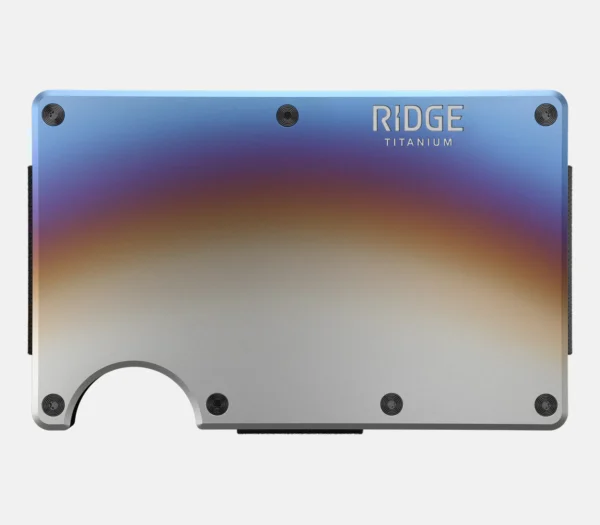 Ridge Wallet Burnt Titanium – Wallet Only / Classic / Cash Strap