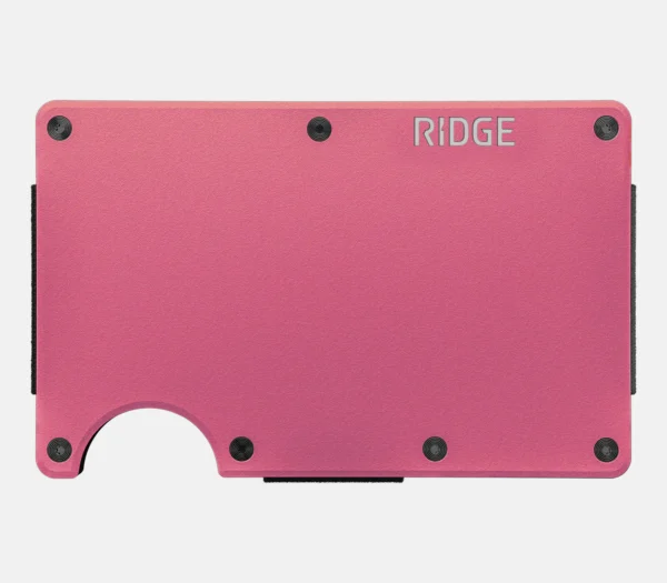 Ridge Wallet Flamingo Pink – Wallet Only / Mag Safe / Cash Strap