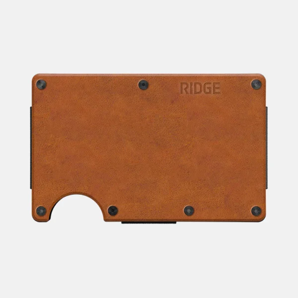 Ridge Wallet Tobacco Brown Leather – Full Kit / Classic / Add Money Clip - Image 2