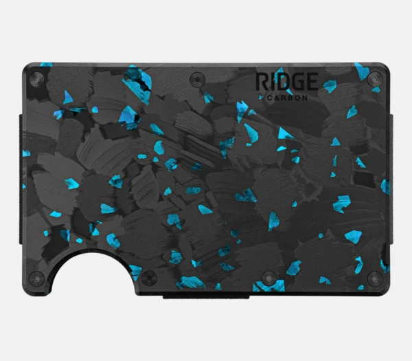 Ridge Wallet Forged Pacific – Wallet Only / Classic / Add Money Clip