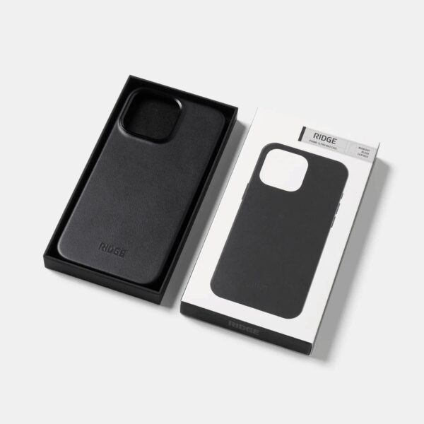 Iphone 15 Pro Max Midnight Black Leather - Image 2