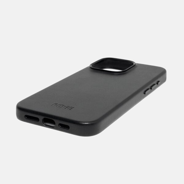 Iphone 15 Pro Max Midnight Black Leather - Image 3