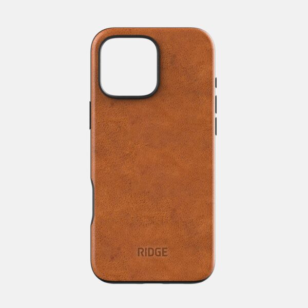 Iphone 16 Pro Max Tobacco Brown Leather Case Only