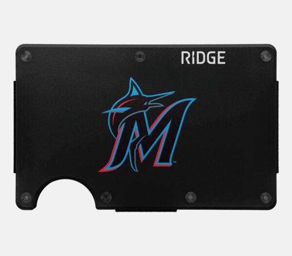 Ridge Wallet Miami Marlins Single Only