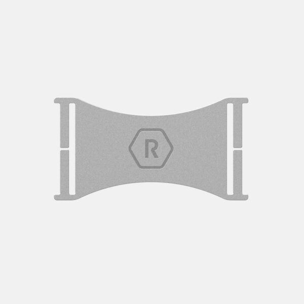 Cash Strap Plate Silver