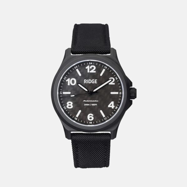 Titanium Field Watch 40mm Carbon Fiber 3k | Titanium