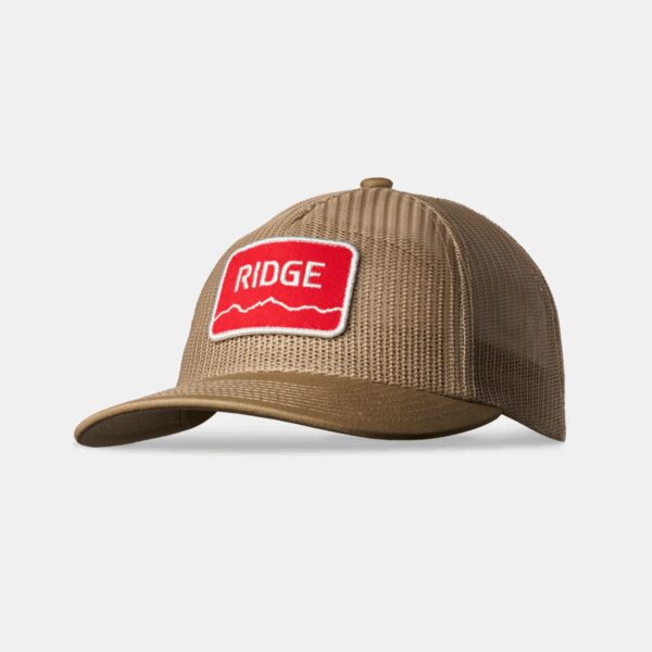 Mesh Trucker Snapback Tan