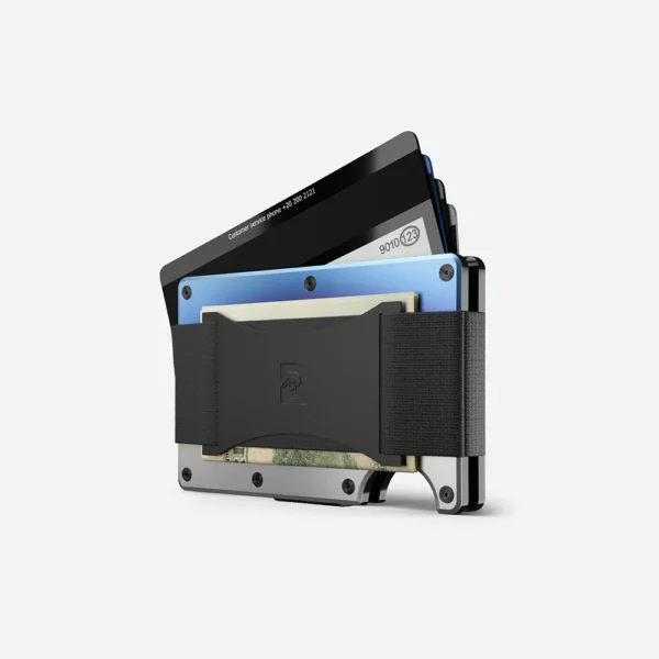 Ridge Wallet Burnt Titanium – Full Kit / Mag Safe / Add Money Clip - Image 3